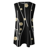 Symoid Womens Tops & Thrists-Къс ръкав извън рамото блуза Dolman Scoop Neck Printed Casual Tee Tops, за пролетта, лятото и есента черно L